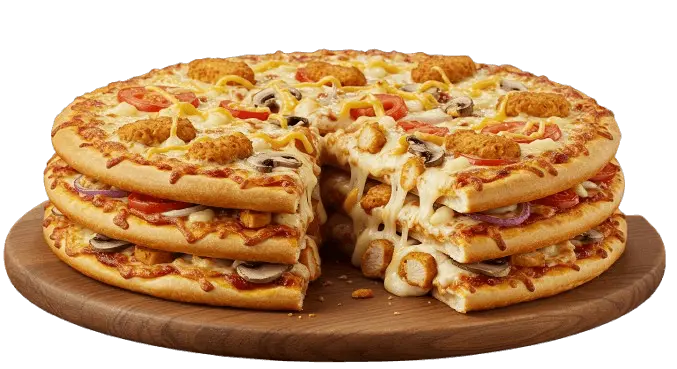 debonairs specialty cram decker chicken pizza flavor