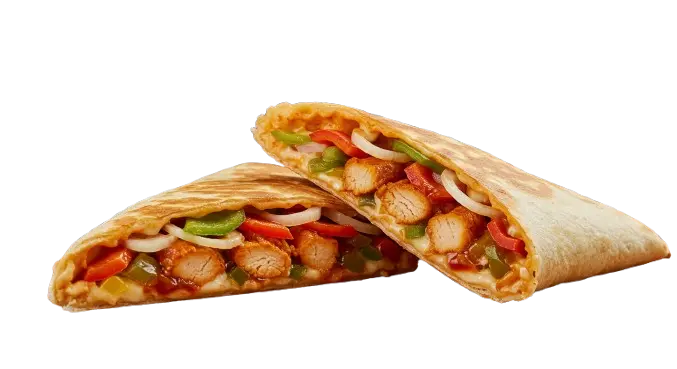 debonairs tikka chicken pizza wrap flavor