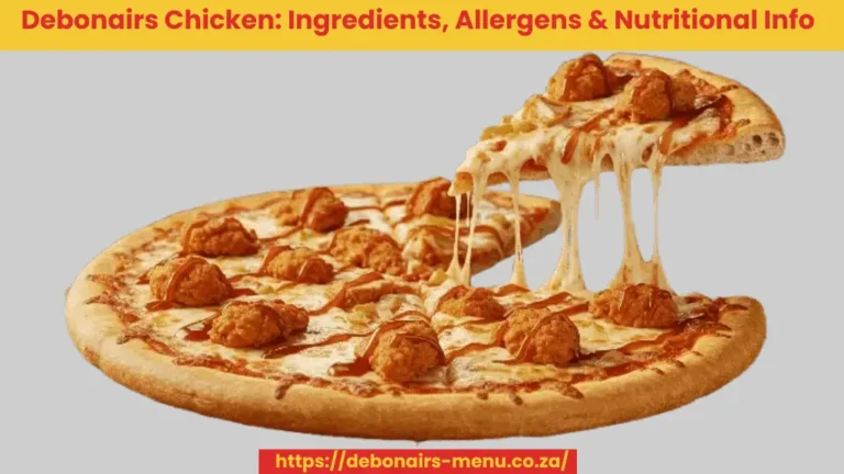 Debonairs Chicken: Ingredients, Allergens & Nutritional Information 2025 featured image