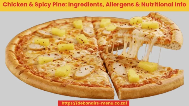 Chicken and spicy pine: Ingredients, Allergens & Nutritional Info 2025 featured image