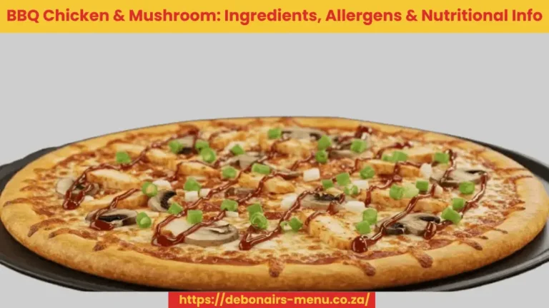 bbq Chicken and Mushroom: Ingredients, Allergens & Nutritional Info 2025 featured image