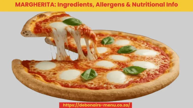 Margherita: Ingredients, Allergens & Nutritional Info 2025 featured image