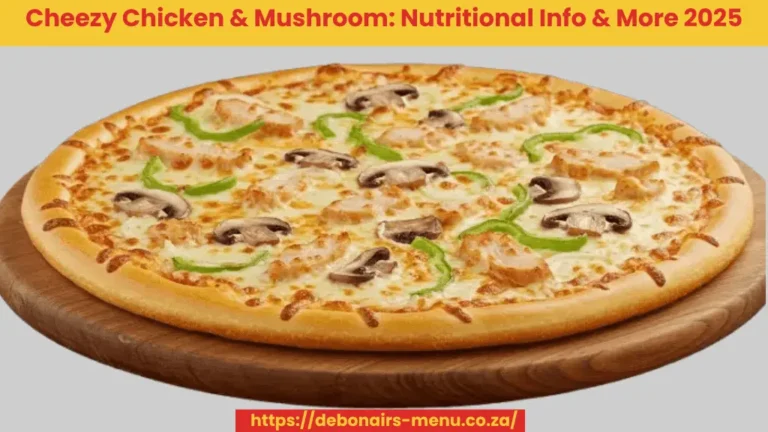 cheezy chicken and mushroom: Ingredients, Allergens & Nutritional Info 2025 featured image
