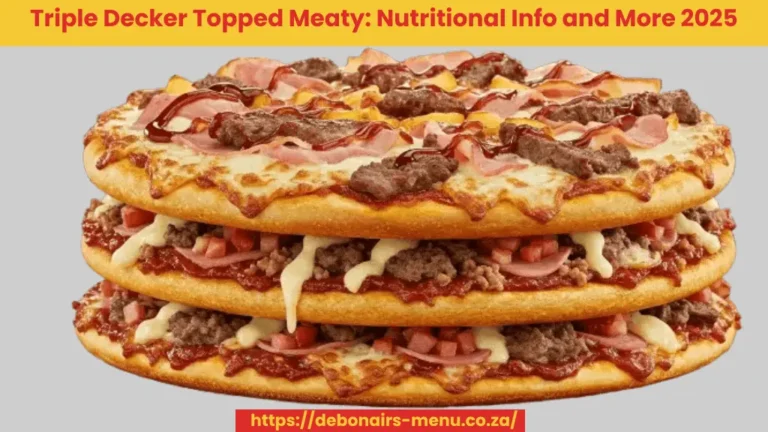Triple Decker topped Meaty: Ingredients, Allergens & Nutritional Info 2025 featured image